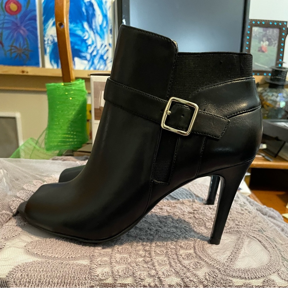 Marc Fisher Black Ankle Booties